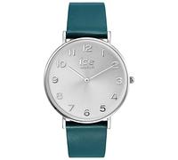 ICE-WATCH - CITY tanner Green Silver - Grüne Herrenuhr mit Lederarmband - 001523 (Medium)
