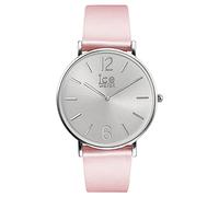 Ice-Watch - City Tanner Pink Silver - Rosa Damenuhr mit Lederarmband - 001511 (Small)