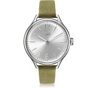 Ice-Watch Damen Armbanduhr Ice Time Medium Khaki/Silberfarben 013057