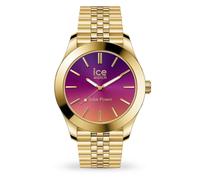 Ice-Watch Damen Uhr ICE Steel 023792 Solar, Gold Night Pink