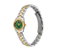 ICE-WATCH - Ice Mimi Silver Gold Olive - Montre Tendance argentée Pour Femme Avec Bracelet en Acier inoxydable - 025538 (19mm)