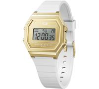 Ice Watch Damenuhr Ice Digit Retro 022049 – Weiß, Plastikarmband, Small