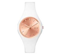 ICE-WATCH - ICE chic White Rose-Gold - Weiße Damenuhr mit Silikonarmband - 001397 (Medium)