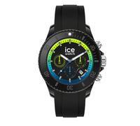 Ice-Watch - ICE chrono Black lime - Schwarze Herrenuhr mit Silikonarmband - Chrono - 020616 (Extra large)