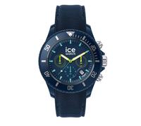 Ice-Watch - ICE chrono Blue lime - Blaue Herrenuhr mit Silikonarmband - Chrono - 020617 (Large)