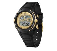 ICE-WATCH - Ice Digit Explorer Black Gold - Schwarze Jungenuhr mit Silikonarmband - 024009 (Small)