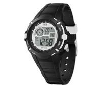 ICE-WATCH - Ice Digit Explorer Black White - Schwarze Jungen/Unisexuhr mit Silikonarmband - 023265 (Small)