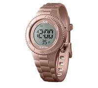 ICE-WATCH - Ice Digit Nude Metallic - Rosa Mädchenuhr mit Kunststoffarmband - 021621 (Small)