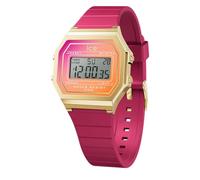 Ice-Watch - ICE digit retro Fuschia sunkissed - Rosa Damenuhr mit Plastikarmband - 022719 (Small)