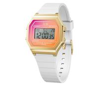 Ice-Watch - ICE digit retro White sunkissed - Weiße Damenuhr mit Plastikarmband - 022720 (Small)