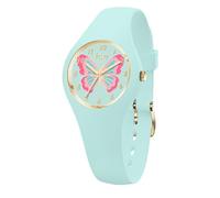 Ice-Watch - Ice Fantasia Butterfly Bloom - Blaue Mädchenuhr mit Plastikarmband - 021953 (Extra small)