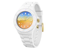 Ice-Watch - ICE generation Solar Sunrise - Weiße Damenuhr mit Silikonarmband - 020391 (Medium)
