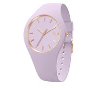 Ice-Watch - ICE glam brushed Lavender - Lila Damenuhr mit Silikonarmband - 019526 (Small)
