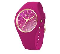 Ice-Watch - ICE glitter Fuschia pink - Rote Damenuhr mit Plastikarmband - 022575 (Small +)