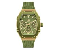 Ice-Watch - Ice Gold Forest - Grüne Damenuhr mit Silikonarmband - 022859 (Small)