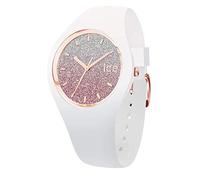 Ice-Watch - ICE lo White pink - Weiße Damenuhr mit Silikonarmband - 013427 (Small)