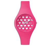 ICE-WATCH - ICE love 2016 Pink Heart - Rosa Damenuhr mit Silikonarmband - 001479 (Small)