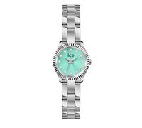 Ice-Watch - Ice Mimi Silver Turquoise - Trendige silberfarbene Damenuhr mit Edelstahlarmband - 025536 (19 mm)
