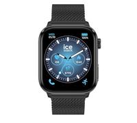 ICE-WATCH - Ice smart 3.0 Black Milanese 1.78 AMOLED GPS - Rechteckige, Schwarze, gemischte Connected Watch mit Metallarmband - 024300 (1.78 Zoll)