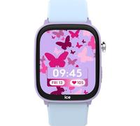 Ice-Watch - ICE smart junior 3.0 Find My Purple Soft blue - Lila geolokalisierbare verbundene Uhr für Mädchen mit Silikonarmband - 024550 (1.75 Zoll)