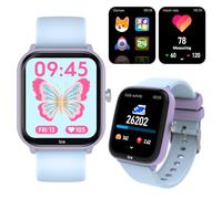 ICE-WATCH Smartwatch Ice smart junior 3.0 024298 – 1,75 Zoll AMOLED, Silikonarmband, lila/hellblau