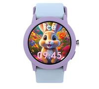 Ice-Watch - ICE smart junior RD Find My Purple soft blue -Lila Smartwatch mit Standortbestimmung für Mädchen mit Silikonarmband - 025442 (39 mm)-Kompatibel mit Find My, ohne Vertrag und ohne SIM-Karte