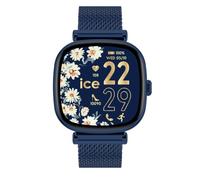 ICE-WATCH - Ice smart SQ 2.0 Blue Milanese - Blaue Smartwatch für Damen mit Edelstahluhr Armband - 025891 (1.2 Zoll / 37mm) - Smartwatch, Aufzeichnung von körperlicher Aktivität und Gesundheitsdaten