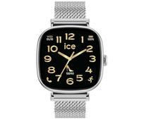 Smartwatch ICE-WATCH, silberfarben, silberfarben, Smartwatches, Damen, Smartwatch, Armbanduhr, Damenuhr, Lederarmband, Bluetooth, digital (21907804-0) silberfarben, silberfarben
