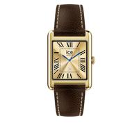 ICE-WATCH - Ice smart TKS 2.0 Gold Chocolate Grain - Gold Damenuhr mit Lederarmband - 025618 (1.41 Zoll / 32mm) - Smartwatch, Aufzeichnung von körperlicher Aktivität und Gesundheitsdaten