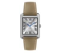 ICE-WATCH - Ice smart TKS 2.0 Silver Taupe Grain - Silbergraue Damenuhr mit Lederarmband - 025622 (1.41 Zoll / 32mm) - Smartwatch, Aufzeichnung von körperlicher Aktivität und Gesundheitsdaten