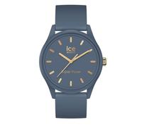 Ice-Watch - ICE solar power Artic blue - Blaue Damenuhr mit Silikonarmband - 020656 (Medium)