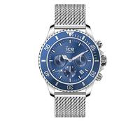 Ice-Watch - ICE steel Mesh blue Chrono - Blaue Herrenuhr mit Metallarmband - Chrono - 017668 (Large)