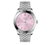 Ice-Watch - ICE steel Silver light pink - Silbergraue Damenuhr mit Metallarmband - 023790 (Small)