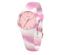 Quarzuhr ICE-WATCH "ICE tie and dye - Pink shades Extra-Small 3H, 021011" Armbanduhren rosa (bunt) Kinder Kinderuhren ideal auch als Geschenk (79461536-0)