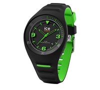 Ice-Watch - P. Leclercq Black green - Schwarze Herrenuhr mit Silikonarmband - 017599 (Medium)