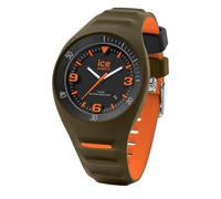 Ice-Watch - P. Leclercq Khaki orange - Grüne Herrenuhr mit Silikonarmband - 020886 (Medium)