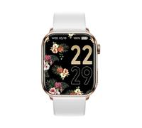 Ice-Watch - ICE smart 2.0 Rose-Gold White - Rosafarbene Connected Watch mit weißem Silikonarmband für Frauen - 022537 (1,96 inch)