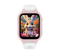 ICE-WATCH - Ice Kids 4G 2.0 Pink White - Rosa 4G-Smartwatch mit Standortbestimmung für Mädchen mit Silikonarmband - 025270 (40 mm) - Standortbestimmung über mitgelieferte SIM-Karte und Vertrag - GPS