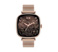 ICE-WATCH - Ice smart 2.0 Rose-Gold Milanese - Quadratische Smartwatch in Roségold für Damen mit Edelstahlarmband - 025233 (1,70 Zoll)