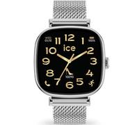 Smartwatch ICE-WATCH, silberfarben, silberfarben, Smartwatches, Damen, Smartwatch, Armbanduhr, Damenuhr, Lederarmband, Bluetooth, digital (21907804-0) silberfarben, silberfarben