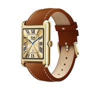 Smartwatch ICE-WATCH "ICE smart TKS 2.0", braun, goldfarben, braun, Smartwatches, Damen, Smartwatch, Armbanduhr, Damenuhr, Bluetooth, digital, Spiele, Lederarmband (42710941-0) braun, goldfarben, brau