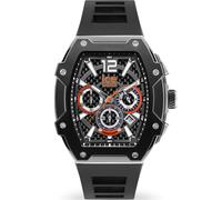 Ice-Watch - Ice boliday Black Silver Steel - Schwarze Herrenuhr mit Silikonarmband - 024363 (Large)
