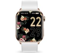 Ice-Watch - ICE smart 2.0 Rose-Gold White - Rosafarbene Connected Watch mit weißem Silikonarmband für Frauen - 022537 (1,96 inch)