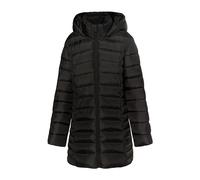 ICEBOUND Damen Wattierter Parka, Schwarz, L