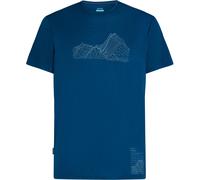 Icebreaker 125 Cool-Lite Sphere Beta Herren Laufshirts blau Größe XL Camping Hautfreundlich Merinowolle | Lyocell (Tencel™)