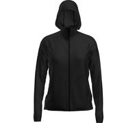 Icebreaker Damen 150 MerinoFine Ace Zip Hoodie Jacke (Größe XL, schwarz)