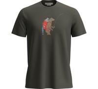 Icebreaker 150 Tech Lite Bear Catch Short Sleeve T-shirt Grün S Mann