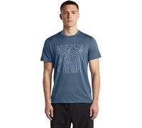 Icebreaker - Merino 150 Tech Lite S/S Tee Great Heights - Merinoshirt, Gr. XXL, blau (Dawn)