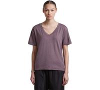 Icebreaker W Mer 150 Tech Lite Short Sleeve Relax V Neck Tee grey plum (IB0N1) L