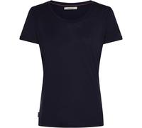 Icebreaker Women Mer 150 Tech Lite Short Sleeve Scoop Tee midnight navy (401) L